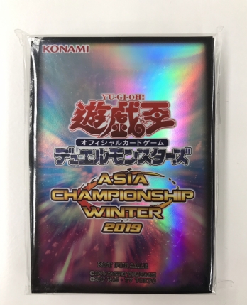 遊戯王　海外版　ASIA CHAMPIONSHIP　 WINTER   2019　スリーブ　約７０枚入り　新品未開封