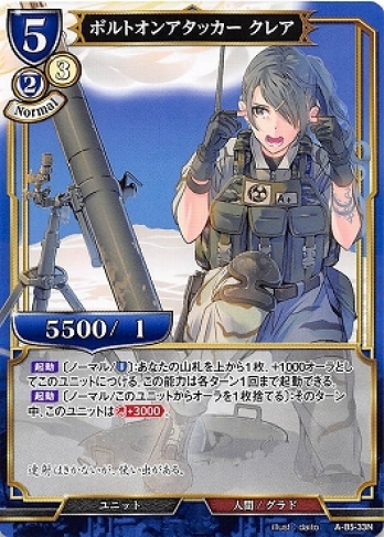 【Nパラレル】ボルトオンアタッカー クレア