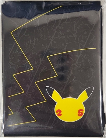 【海外公式】 デッキシールド ピカチュウ ポケカ25周年 未開封