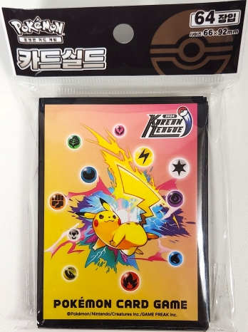 【海外公式】 デッキシールド ピカチュウ KOREAN LEAGUE 2024 未開封