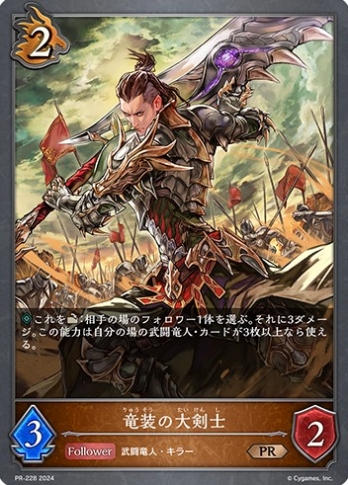 【PRプレミアム仕様】竜装の大剣士