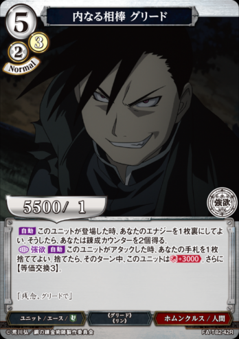 【Rパラレル】内なる相棒 グリード