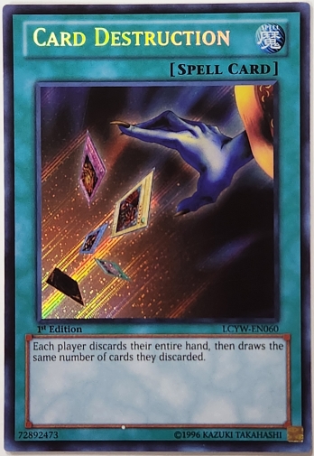 【SE】Card Destruction (1st Edition) 手札抹殺