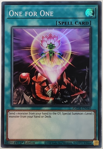 【SR】One for One (1st Edition) ワン・フォー・ワン