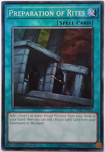 SRPreparation of Rites (1st Edition) ν