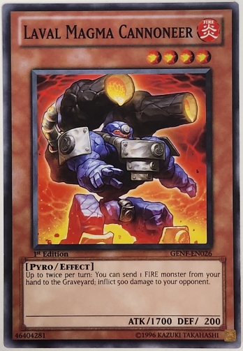 【N】Laval Magma Cannoneer (1st Edition) ラヴァルのマグマ砲兵