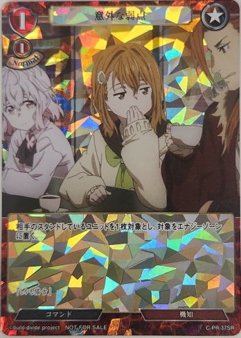 【PR】意外な弱点(SR仕様)