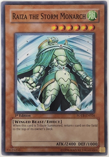 【SR】Raiza the Storm Monarch (1st Edition) 風帝ライザー