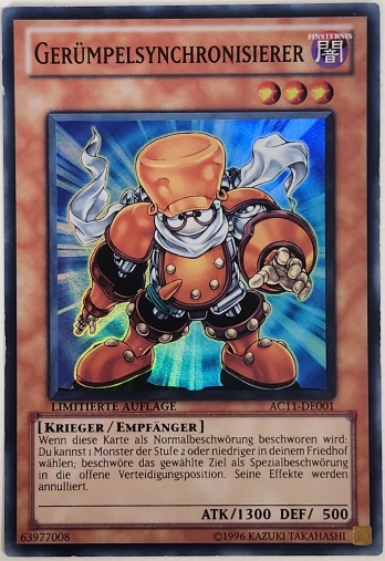 ドイツ【SR】Gerumpelsynchronisierer/Junk Synchron (Limited Edition) ジャンク・シンクロン