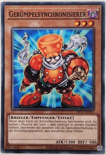 ドイツ【N】Gerumpelsynchronisierer/Junk Synchron ジャンク・シンクロン