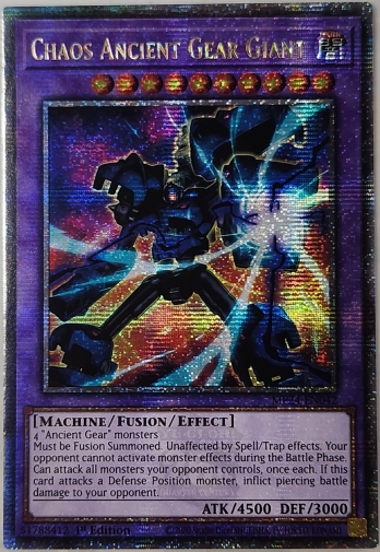 ��QCSE��Chaos Ancient Gear Giant (1st Edition)
