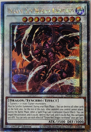 【QCSE】Tyrant Red Dragon Archfiend (1st Edition)