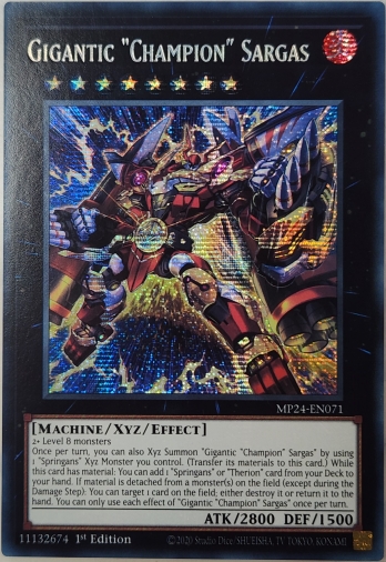 【PSE】Gigantic "Champion" Sargas (1st Edition)