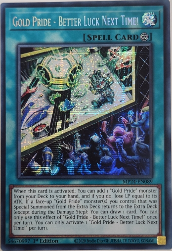 ��PSE��Gold Pride - Better Luck Next Time! (1st Edition)