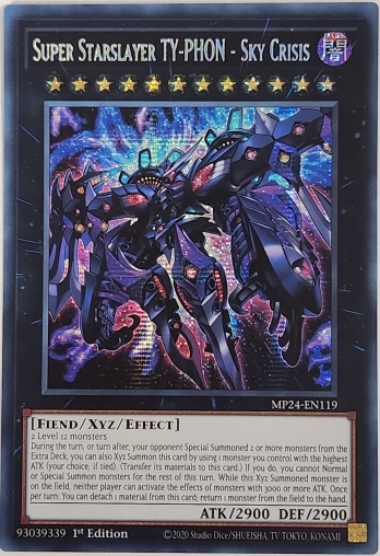 【PSE】Super Starslayer TY-PHON - Sky Crisis (1st Edition)