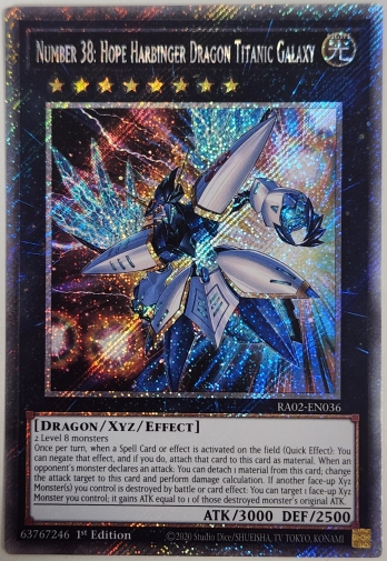 【PS】Number 38: Hope Harbinger Dragon Titanic Galaxy (1st Edition)