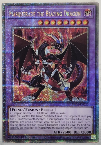 【QCSE】Masquerade the Blazing Dragon 赫灼竜マスカレイド (1st Edition)