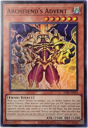 【SR】Archfiend's Advent デーモンの光来