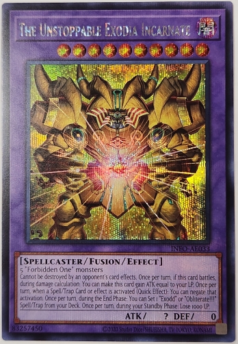 ��SE��The Unstoppable Exodia Incarnate ���ξ������������ǥ���