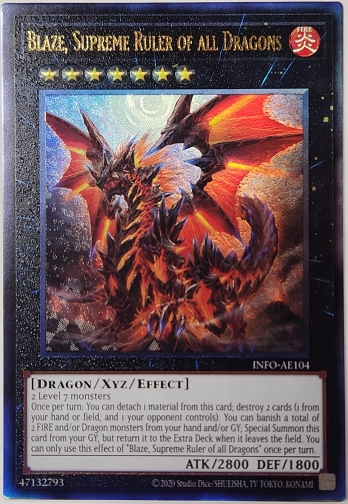 【UL】Blaze, Supreme Ruler of all Dragons 征覇竜ーブレイズ