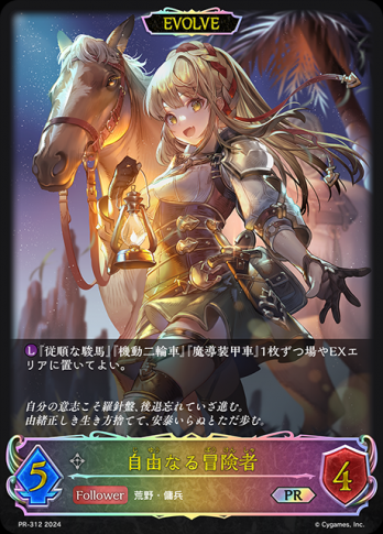 【PRプレミアム仕様】 自由なる冒険者