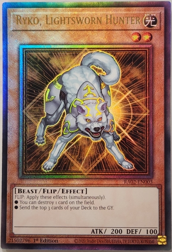 【PUL】Ryko, Lightsworn Hunter (1st Edition) ライトロード・ハンター ライコウ