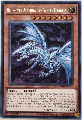 【SE】Blue-Eyes Alternative White Dragon (1st Edition) 青眼の亜白龍
