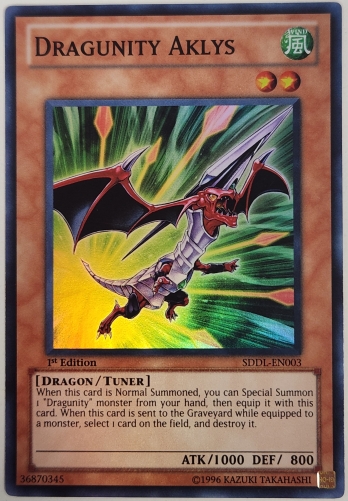 【SR】Dragunity Aklys (1st Edition) ドラグニティーアキュリス