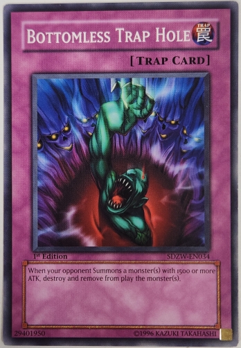 【N】Bottomless Trap Hole (1st Edition) 奈落の落とし穴