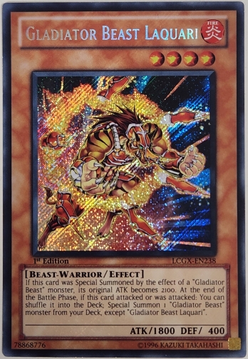 【SE】Gladiator Beast Laquari (1st Edition) 剣闘獣ラクエル