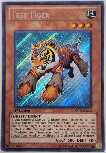 【SE】Test Tiger (1st Edition) スレイブタイガー