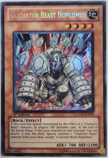 ��SE��Gladiator Beast Hoplomus (1st Edition) ��Ʈ�åۥץ��ॹ