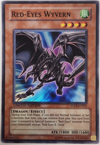 【SR】Red-Eyes Wyvern (Limited Edition) 真紅眼の飛竜