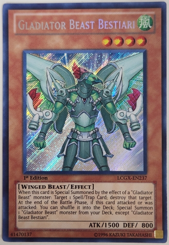【SE】Gladiator Beast Bestiari (1st Edition) 剣闘獣ベストロウリィ