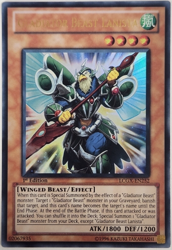 【UR】Gladiator Beast Lanista (1st Edition) 剣闘獣ラニスタ