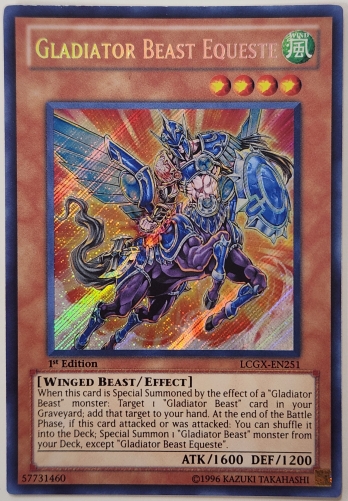 【SE】Gladiator Beast Equeste (1st Edition) 剣闘獣エクイテ