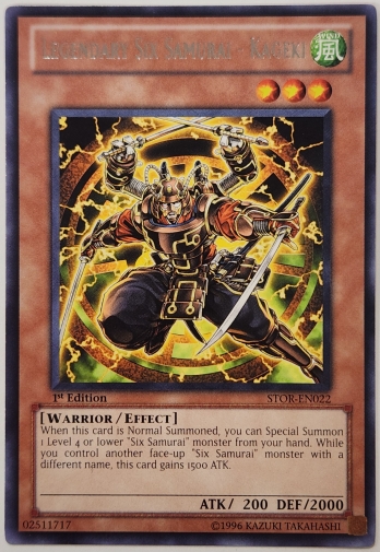 【R】Legendary Six Samurai - Kageki (1st Edition) 真六武衆−カゲキ
