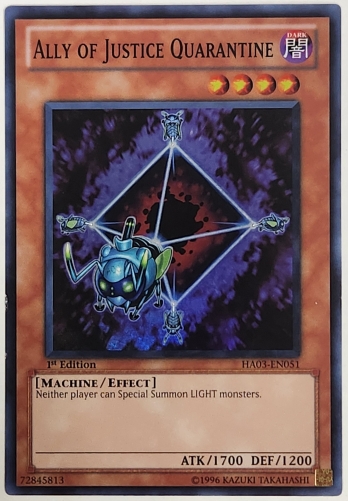 【SR】Ally of Justice Quarantine (1st Edition) A・O・J D.D.チェッカー