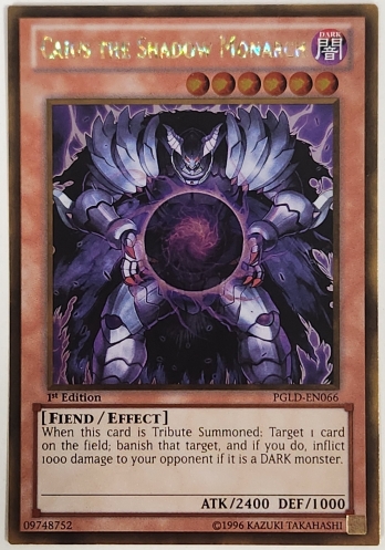【GR】Caius the Shadow Monarch (1st Edition) 邪帝ガイウス