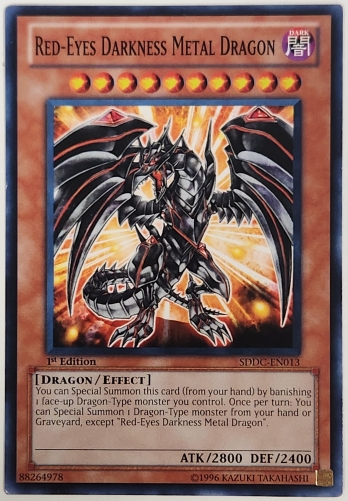 ��N��Red-Eyes Darkness Metal Dragon (1st Edition) ��åɥ��������������ͥ��᥿��ɥ饴��