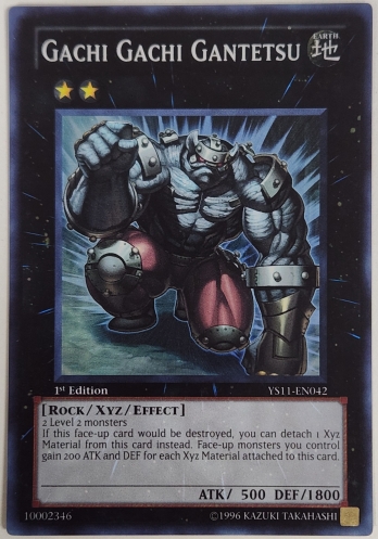 【SR】Gachi Gachi Gantetsu (1st Edition) ガチガチガンテツ