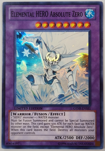 ��SR��Elemental HERO Absolute Zero (Limited Edition) E��HERO ���֥��롼��Zero