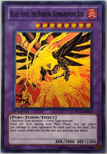 【SR】Blaze Fenix, the Burning Bombardment Bird (1st Edition) 重爆撃禽 ボム・フェネクス