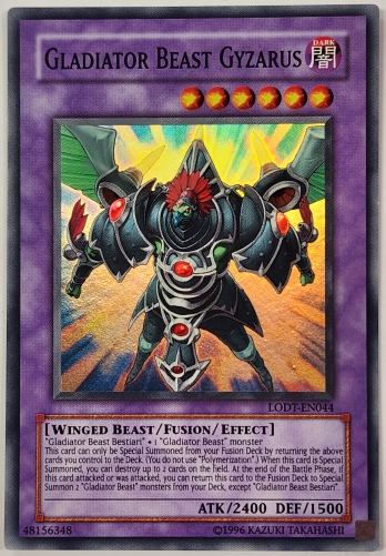 【SR】Gladiator Beast Gyzarus 剣闘獣 ガイザレス