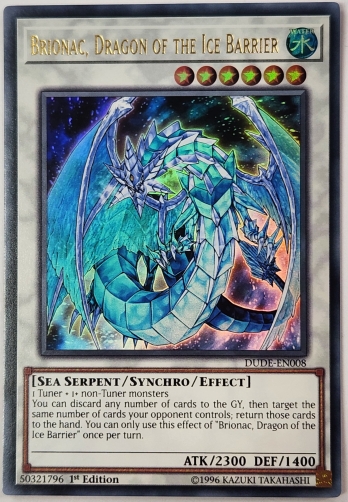 【UR】Brionac, Dragon of the Ice Barrier (1st Edition) 氷結界の龍 ブリューナク