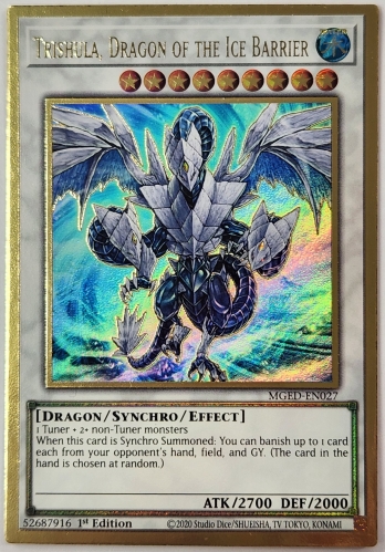 ��GR��Trishula, Dragon of the Ice Barrier (1st Edition) ɹ�볦��ζ�ȥꥷ�塼��