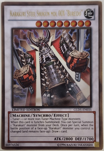 GRKarakuri Steel Shogun mdl 00X "Bureido" (Limited Edition) 饯羭̵