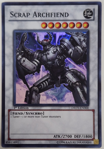 【SR】Scrap Archfiend (1st Edition) スクラップ・デスデーモン