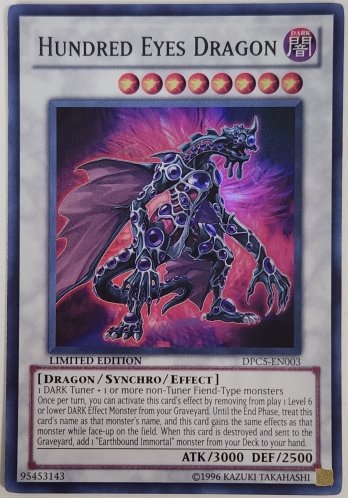 【SR】Hundred Eyes Dragon (LIMITED EDITION) ワンハンドレッド・アイ・ドラゴン