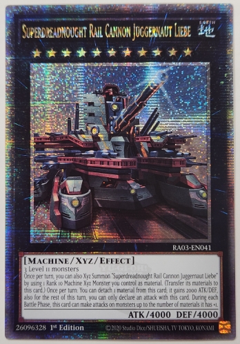 【QCSE】Superdreadnought Rail Cannon Juggernaut Liebe 超弩級砲塔列車ジャガーノート・リーベ (1st Edition)